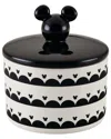 Disney Home Monochrome Medium Ceramic Canister With Lid