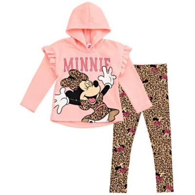 Disney Babies'  Hoodie & Leggings Set In Pink