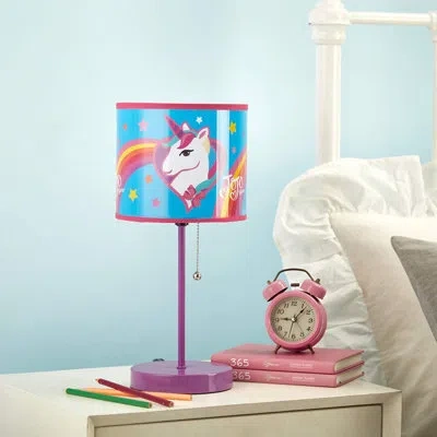 Disney Jojo Unicorn Stick 14" Table Lamp In Purple