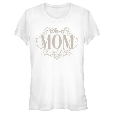 Disney Junior's  Elegant Mom Social Club Graphic T-shirt In White