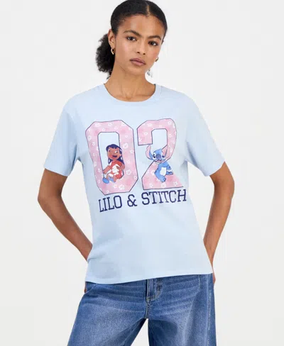 Disney Juniors' Lilo & Stitch Graphic T-shirt In Blue
