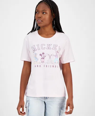 Disney Juniors' Mickey Mouse & Friends Graphic T-shirt In Tender Touch