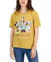 Disney Juniors' Minnie & Friends Graphic T-shirt In Yellow