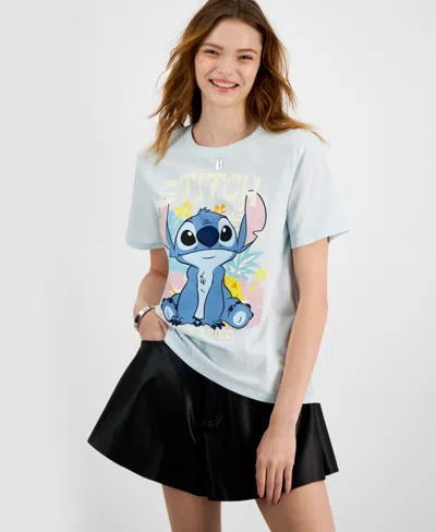 Disney Juniors' Stitch Short-sleeve Graphic T-shirt In Multi