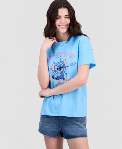 Disney Juniors' Stitch Yacht Club Graphic T-shirt In Multi