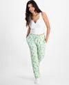 Disney Juniors' Thumper Floral-print Lounge Pants In Desert Sage