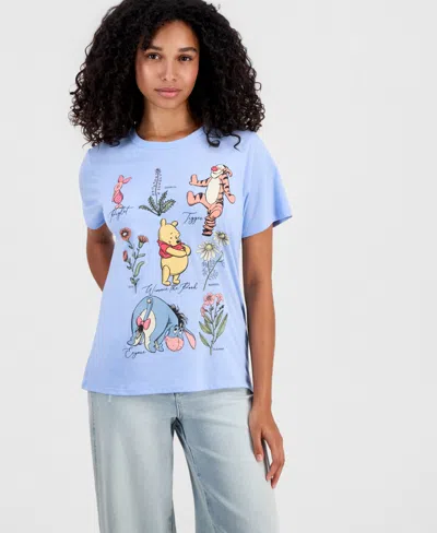 Disney Juniors' Winne The Pooh Graphic T-shirt In Blue