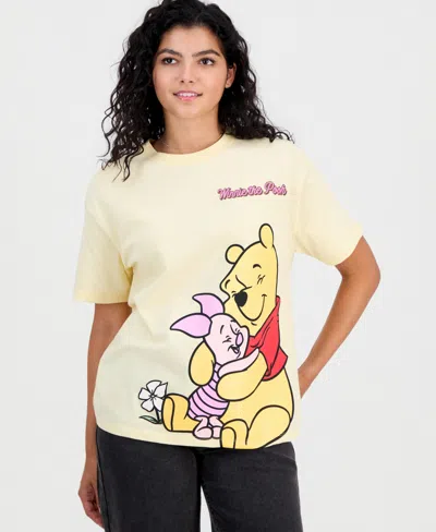 Disney Juniors' Winnie-the-pooh Pooh's Farm Tee In White