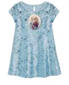 Disney Kate Mack Girls 2t-6x Frozen Sequin Dress In Blue
