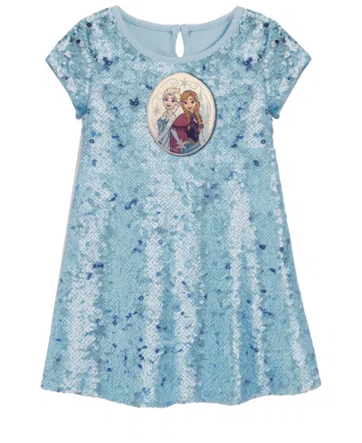Disney Kids' Kate Mack Girls 2t-6x Frozen Sequin Dress In Blue
