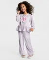Disney Kate Mack Girls 2t-6x Princess Top And Pants, 2-piece Set In Purple