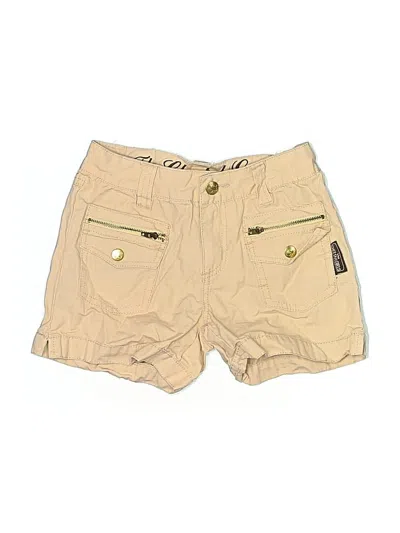 Pre-owned Disney Kids' Khaki Shorts In Brown