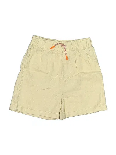Pre-owned Disney Kids' Khaki Shorts In Yellow