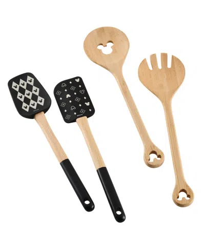 Disney Kitchen Tool Set Of 4 Piece In Brown