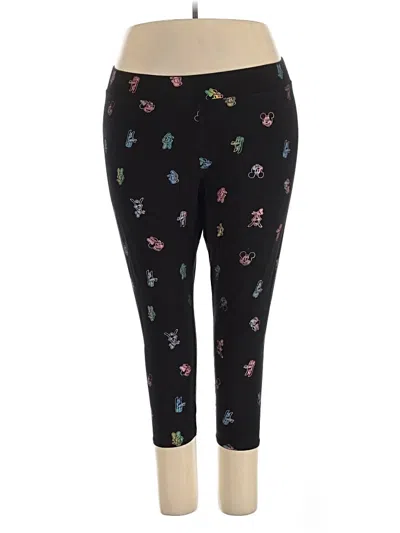 Pre-owned Disney Leggings In Black