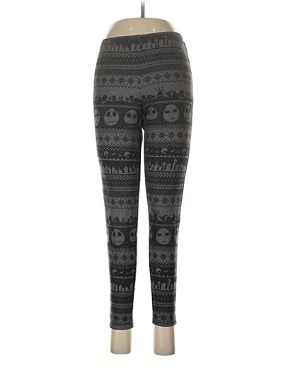 Pre-owned Disney Leggings In Gray