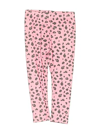 Pre-owned Disney Kids' Leggings In Pink