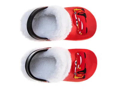 Disney Lightning Mcqueen Fuzzy Clog Kids' In Red