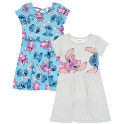 Disney Kids'  Lilo & Stitch 2-piece Skater Dress Set In Blue