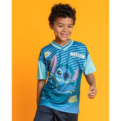 Disney Kids'  Lilo & Stitch Athletic T-shirt In Blue