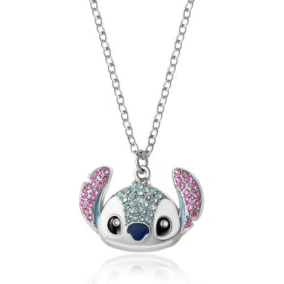 Disney Lilo And Stitch Fashion Pendant Necklace In Metallic