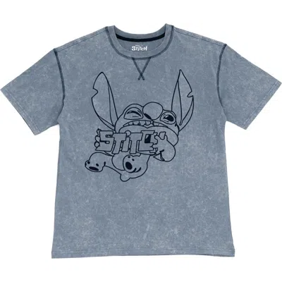 Disney Lilo & Stitch Short Sleeve T-shirt In Blue