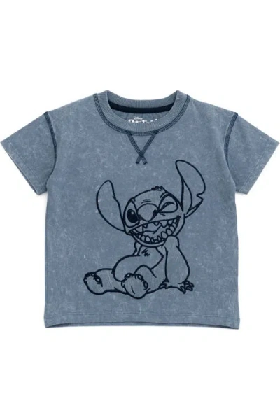 Disney Kids'  Lilo & Stitch Short Sleeve T-shirt In Blue
