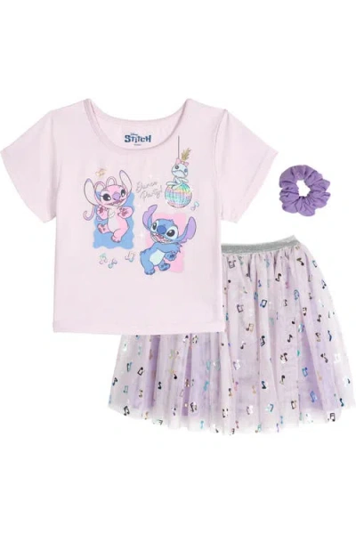 Disney Kids'  Lilo & Stitch T-shirt And Tutu Skirt Set In Multi