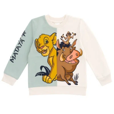 Disney Kids'  Lion King Fleece Sweatshirt In Blue