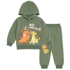 Disney Kids'  Lion King Simba Fleece Hoodie & Pants Set In Green