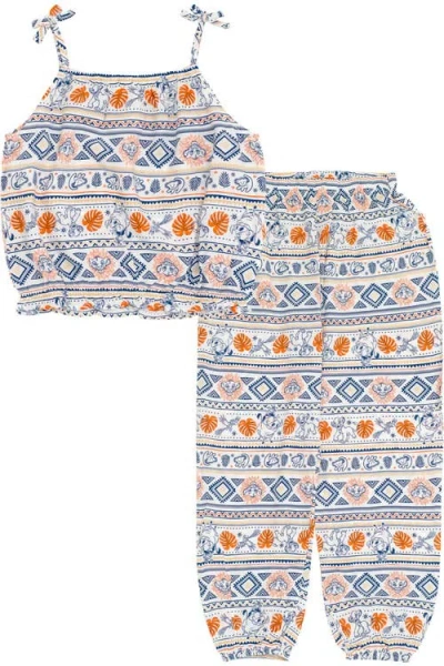 Disney Kids'  Lion King Sleeveless Dress Romper And Pants Set In Multi