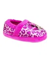 Disney Little Girls Minnie Mouse Dual Sizes Slippers In Hot Pink,purple