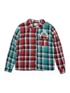 Disney Long Sleeve Button Down Shirt In Multi
