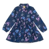 Disney Kids'  Long Sleeve Chambray Dress In Blue