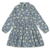 Disney Kids'  Long Sleeve Chambray Dress In Multi