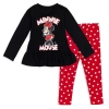 Disney Kids'  Long Sleeve T-shirt & Leggings Set In Multi