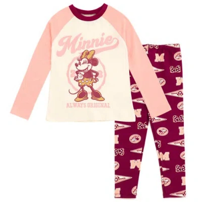 Disney Babies'  Long Sleeve T-shirt & Leggings Set In Multi