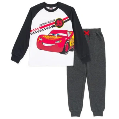 Disney Kids'  Long Sleeve T-shirt & Pants Set In Black