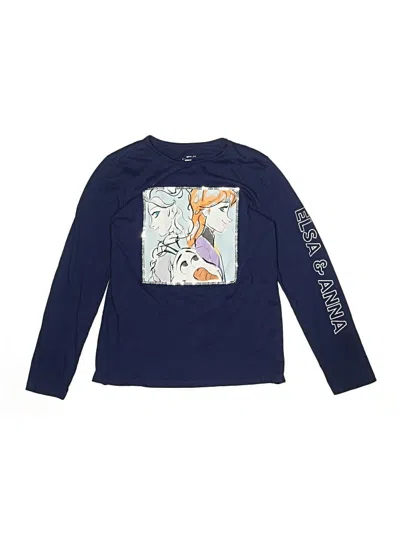 Pre-owned Disney Kids' Long Sleeve T-shirt In Blue