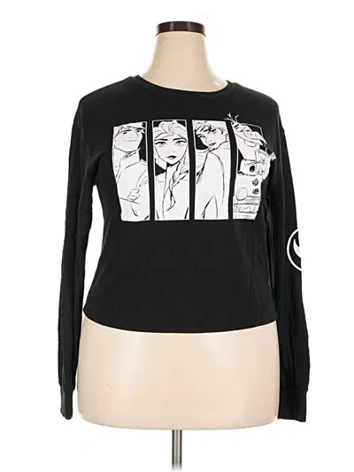 Pre-owned Disney Long Sleeve T-shirt In Black