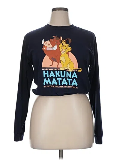 Pre-owned Disney Long Sleeve T-shirt In Blue