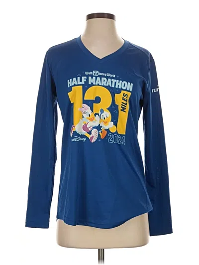 Pre-owned Disney Long Sleeve T-shirt In Blue