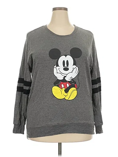 Pre-owned Disney Long Sleeve T-shirt In Gray