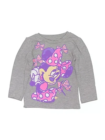 Pre-owned Disney Kids' Long Sleeve T-shirt In Gray