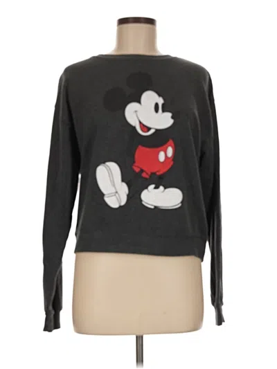 Pre-owned Disney Long Sleeve T-shirt In Gray