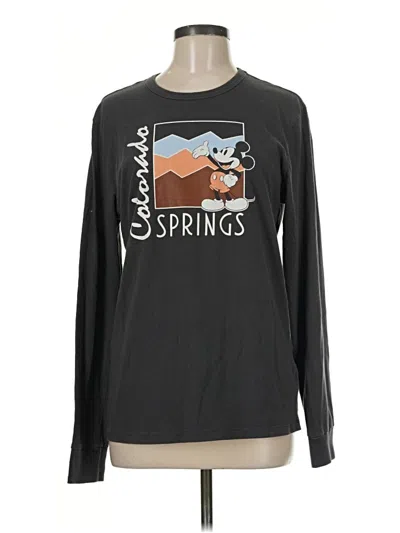 Pre-owned Disney Long Sleeve T-shirt In Gray