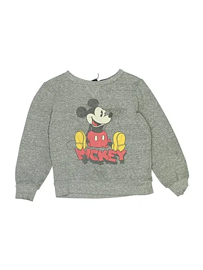 Pre-owned Disney Kids' Long Sleeve T-shirt In Gray
