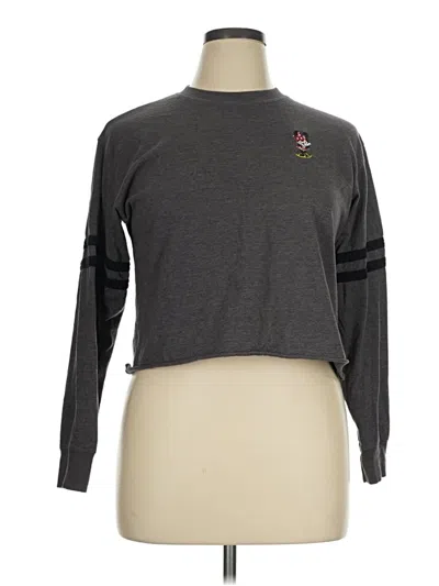 Pre-owned Disney Long Sleeve T-shirt In Gray