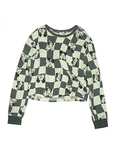 Pre-owned Disney Kids' Long Sleeve T-shirt In Green