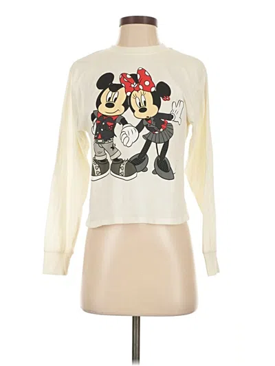 Pre-owned Disney Long Sleeve T-shirt In Ivory